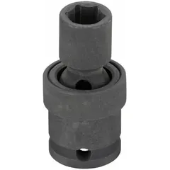 This 3/8" drive SAE flex impact socket features a 6-point standard configuration and a black phosphate finish. It is not tether capable. Designed for use with impact tools, it is suited for tightening and loosening fasteners in industrial maintenance, automotive repair, and assembly applications.