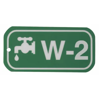 BRADY W-2 Polystyrene Lockout Tag, English, No Header, 105645 - Safety