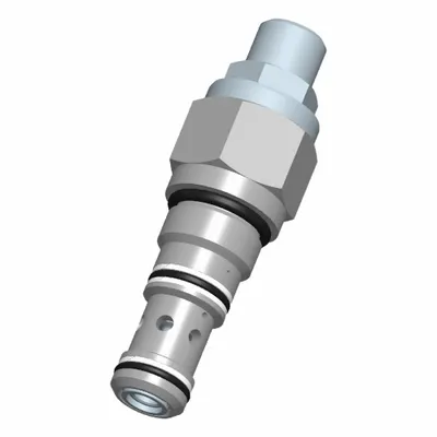 BUCHER HYDRAULICS Cartridge Valve: Screw-In, Screwdriver Adjustment, C10-25 Valve Cavity Size - Counterbalance Cartridge Valves