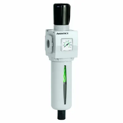NUMATICS Filter Regulator: 652 Series, 3/8 in NPTF, 0.01 micron, 145 psig Max Op Pressure - Numatics FRL Air Filter/Regulators