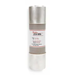 R-rated time-delay cylindrical fuse for medium voltage overcurrent protection. Rated 2.54 kV AC and 130 A. Indicating feature provides visual indication after operation. Suitable for use in motor starters, transformers, and switchgear.