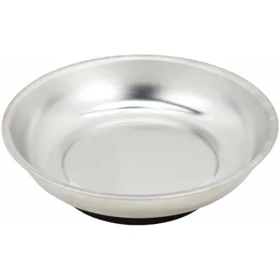 WESTWARD Magnetic Parts Tray, Round, 6 in Dia, 1-1/2 in Ht - Magnetic Parts Trays