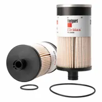 This can-type fuel/water separator is designed for diesel fuel systems. It uses a cellulose filtration medium to remove contaminants and separate water, helping protect fuel injectors and system components. The unit has a 1 7/16 in inside diameter and is suitable for use in diesel engines requiring a spin-on separator