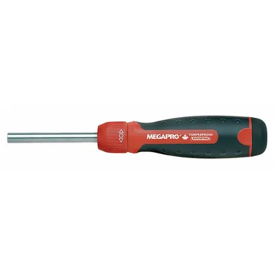 MEGAPRO Multi-Bit Screwdriver: Security Hex/Security Torx/Spanner Tip, 6 Tips - Security Multi-Bit Screwdrivers