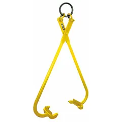 Die lifting tongs with a working load limit of 2,500 lb and a maximum jaw opening of 28 in. Designed for handling dies in industrial lifting applications, these tongs provide a secure grip for overhead crane or hoist operations.