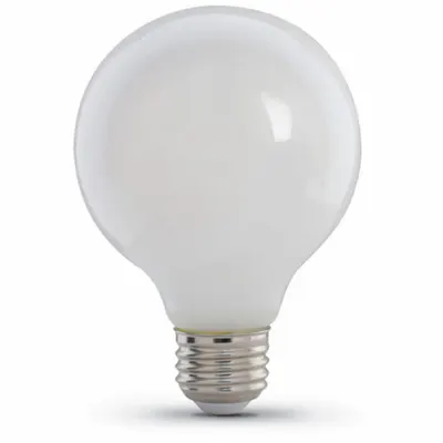 FEIT ELECTRIC Compact LED Bulb: Medium Screw (E26), LED, (G) Globe, G25, 5.5 W Watt, 2700K - Medium Screw Base (E26) Lamps