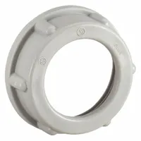 RACO Insulating Bushing: Plastic, Plain, 1 1/4 in Trade Size, 15/32 in Overall Lg, Insulated (MPN 1405)