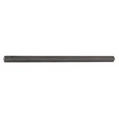 Square-profile key for securing and aligning blower wheels on motor shafts in HVACR equipment. Ensures torque transmission and prevents slippage during fan operation. Suitable for use in commercial and industrial heating, ventilation, and air conditioning systems.