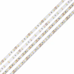 This 24 V DC dimmable LED tape light spool delivers 329 lumens at 3500K white light. The top bend design enables flexible installation in corners or on surfaces requiring a 90-degree bend. Suitable for accent, task, under-cabinet, cove, and display lighting in commercial and residential spaces.