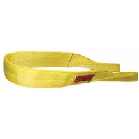This STREN-FLEX Type 3 standard nylon flat-eye web sling has a 3 ft sling length, 16 in eye length, and 3 plies. It features a wear-resistant tag for identification. Suitable for general lifting and rigging applications in industrial environments