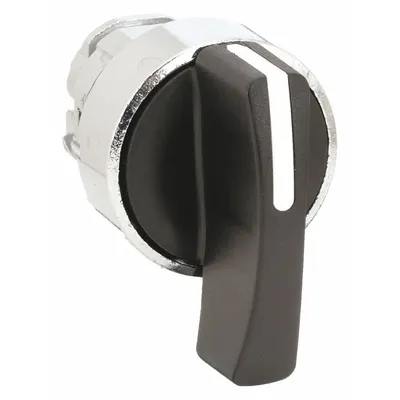 SCHNEIDER Long-Handled Selector Switch: 22 mm Panel Mount Size, 2 Positions - Selector-Switch Operators