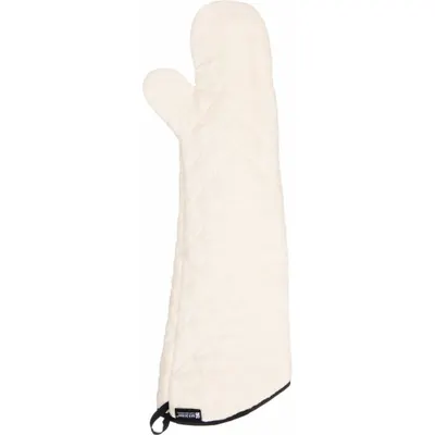 SAN JAMAR 824TM Cotton Oven Mitt, 24 in Length, Tan - Furnishings, Appliances and Hospitality