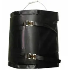This heated blanket is designed for 5-gallon pails to maintain or raise material temperature. With 115.31 W power output and 122°F rating, it provides freeze protection and viscosity control for contents such as adhesives, greases, or chemicals. The IP66 rating permits indoor use in damp or dusty environments.