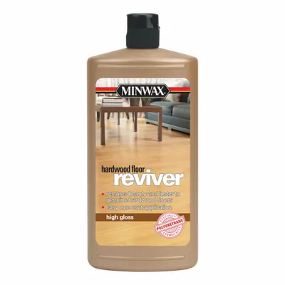 MINWAX Interior Water-Based Wood Sealer & Finish, High-Gloss Clear, 32 fl oz - Wood Sealers & Finishes