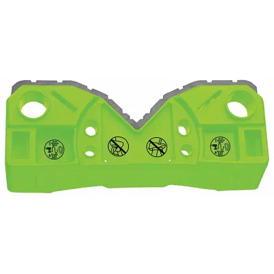 LOUISVILLE LADDER Utility Tray, Plastic, 19 in, Green, for Extension Ladders - Trays