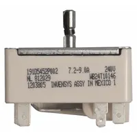 OEM replacement surface element control for GE ranges. Regulates power to cooktop heating elements for precise temperature management. Used in residential electric ovens and ranges