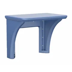 Polyethylene wall-mount desk from the Endurance series. Measures 36 inches wide, 24 inches deep, and 29 inches high. Suitable for space-constrained work areas such as control rooms, maintenance stations, and industrial offices.