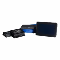 This digital cooling control is designed for fan control applications in industrial cooling systems. It operates with a 48V DC input voltage and provides cool-only control with three stages. The temperature range is 0°F to 120°F, and it is compatible with the XP series. No variable output voltage.