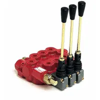 BUCHER HYDRAULICS Lever Operated Sectional Valve: Four-Way / Three Positions, Tandem Center (MPN HDM11P/3)