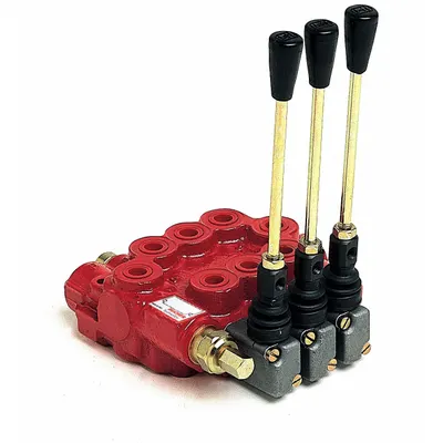 BUCHER HYDRAULICS Lever Operated Sectional Valve: Four-Way / Three Positions - Manual Spool Monoblock Valves