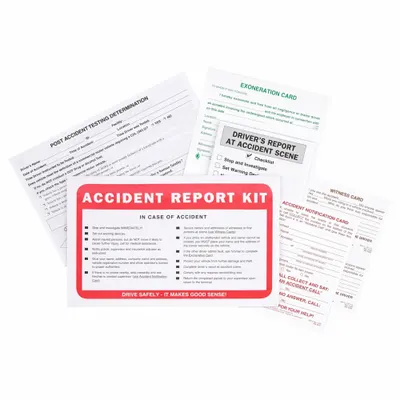 JJ KELLER Accident Report Kit, English, Part 382.303 Post Accident Testing - Accident Compliance Training