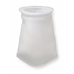 APPROVED VENDOR Felt Seamless Filter Bag, Welded, Size 420, 100 Micron, 40 gpm, 200°F Max Temp, MPN 155394-75