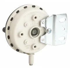 Air pressure switch for HVACR systems. Monitors and controls air pressure in fans, blowers, and ductwork. Used as a replacement control in commercial and industrial heating, ventilation, and air conditioning equipment.