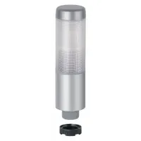 WERMA Tower Light Assembly: 2 Tier, Red/Yellow, Sounder Tier Included, 141 mm Overall Ht, Steady (MPN 69933075)