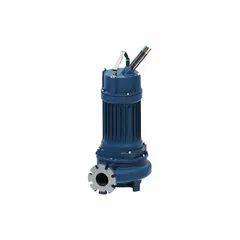 Cast-iron sewage ejector pump with ductile iron impeller and horizontal discharge. Operates on 230V AC single-phase power, delivering 3 hp with a 50 ft maximum head. Switch not included. Suitable for pumping wastewater and effluent in sewage systems.