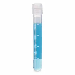 Cryogenic Vial, Polypropylene, 5 mL, 12.2 mm, Sterile, Colorless, Round Bottom, External Thread, with Closure, 3032-5-RB