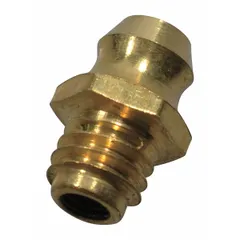 This grease cup is a replacement part for pallet jacks. It is used to lubricate moving components during routine maintenance, helping to ensure smooth operation. Suitable for use in warehouses and industrial facilities.