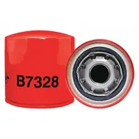 Spin-on oil filter with M27 x 2.0 thread size, 3 7/8 in overall height, and 3 3/4 in outside diameter. Features cellulose media and includes a G381-A integral gasket. Suitable for use in engine lubrication systems to remove contaminants from oil
