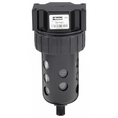 Parker Compressed Air Filter: Particulate, 1/4 in NPT, 40 micron, 53 cfm - Parker FRL Air Filters