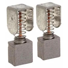 This replacement motor brush set is designed for use with Dayton motor model 3XE19D. It serves as a direct-fit maintenance part to replace worn carbon brushes, restoring electrical contact in the motor commutator. Typical applications include industrial equipment such as conveyors, pumps, and fans.