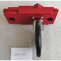 This top hook assembly is a replacement component for hoists, used to attach the hoist to a support structure. It is commonly applied in industrial lifting, material handling, and overhead crane systems where secure load suspension is required.