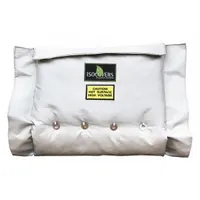 This pipe cover is a fiberglass/mineral wool insulation jacket for straight pipe sections. It features a silicone coated fiberglass cloth exterior and a quick release fabric flap with wiretwists fastening system. Suitable for use in HVAC, steam, and process piping systems to reduce heat loss and provide personnel protection