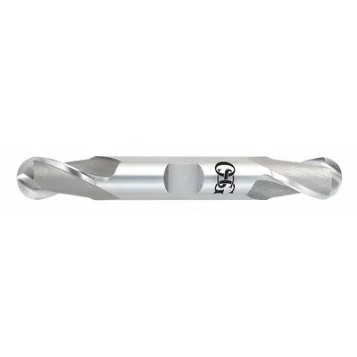 OSG Ball End Mill: Cobalt, Double End, 2 Flute, 3/4" Mill Dia, 1-5/16" LOC - Double-End Cobalt Ball End Mills