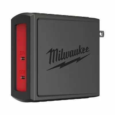 MILWAUKEE Battery Adapter: 2 Ports - Cordless Tool Voltage Adapters