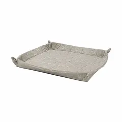 Set of 3 gray pads, each measuring 4 ft x 2 ft, with an oil capacity of 1.6 gallons per pad. Designed as liners for filter berm pads to capture oil and sediment in spill containment applications.