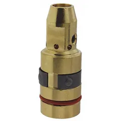 Gas diffuser for Tweco MIG guns, compatible with the 16S Contact Tip Series. Distributes shielding gas evenly around the weld arc. Sold in a 5-pack.