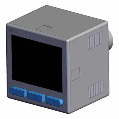 SMC High Precision Pressure Switch: 1/8 in Port Size, 1 Output/2 Output NPN/PNP Open Collector - High Precision Vacuum Pressure Switches