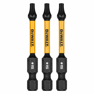 DEWALT Power Bit: Power Bit, T15 Bit Size, Torx Head, T15 Bit Industry Size, Std - Impact Torx Bits