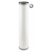 Round/oval engine air filter with axial seal. Inside diameter 1/2 in. Compatible with Ford vehicles. Used to filter incoming air for internal combustion engines, protecting against airborne contaminants