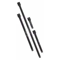 This 3/8" drive impact socket extension extends the reach of ratchets and torque wrenches to access fasteners in confined or recessed areas. The black phosphate finish provides corrosion resistance. Suitable for automotive, industrial, and general mechanical applications requiring impact-rated tools.