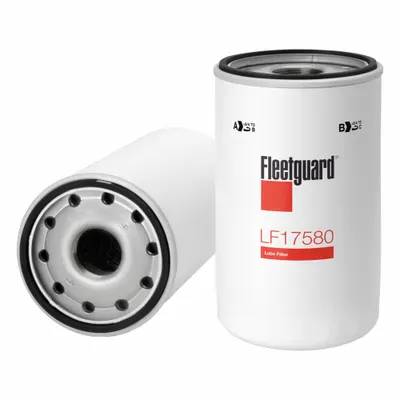 FLEETGUARD Automotive Oil Filter: B9607, LF17580, 8 1/4 in Overall Ht, 17 3/4 in Overall Lg - Spin-On Oil Filters