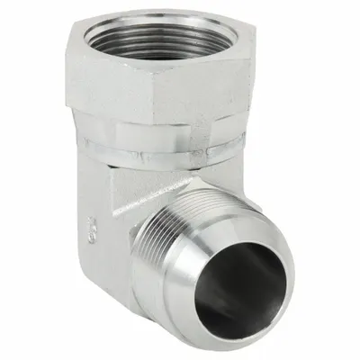 AEROQUIP JIC-to-JIC Steel Hydraulic Hose Adapter - JIC-to-JIC Steel Hydraulic Hose Adapters