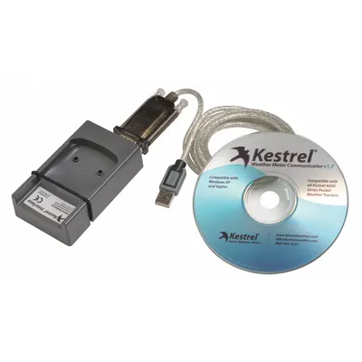 KESTREL Cable: Interface USB, Air Velocity Meter Accessories, Software, Interface USB