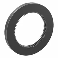 Internal Ring Gear: Module m 0.5, 80 Teeth, 40 mm Pitch Dia, Black Oxide Coated Carbon Steel (MPN SI0.5-80)