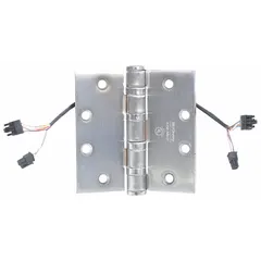 Full mortise butt hinge with 1-13/16 in leaf width, made of stainless steel. Features sleeve bearing type and non-removable pin. Used for mounting doors in commercial and industrial applications where a flush fit and corrosion resistance are required.