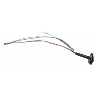 This hinge pin secures the door hinge on refrigerators and freezers. It includes three electrical leads for connecting door switches or heaters. Used in commercial refrigeration and freezer door applications